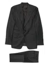 Tom Ford Shelton Single-breasted Wool Suit In Black