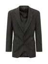 Tom Ford Sharp Twill Jacket In Black