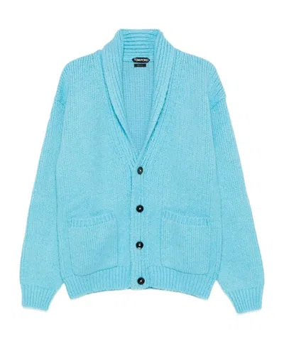 TOM FORD TOM FORD SHAWL-COLLAR BUTTONED CARDIGAN