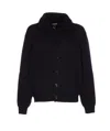 Tom Ford Knitted Cardigan With Back Detail And Pockets In Black