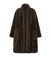 Tom Ford Cashmere Cocoon Jacket Oversized Patchwork Texture