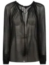 Tom Ford Black Silk Blouse