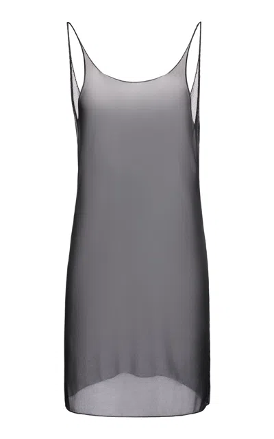 Tom Ford Sheer Knit Camisole Top In Gray