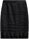 Tom Ford Sheer Pencil Skirt In Black