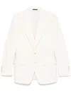 Tom Ford Basket Weave Shelton Jacket In White