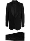 Tom Ford Tailored Evening Suit Featuring Satin Lapels In Black
