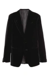 TOM FORD SHELTON FLUID VELVET COCKTAIL JACKET