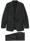 Tom Ford Single-breasted Wool Suit With Buttoned Cuffs