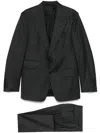 Tom Ford Single-breasted Wool Suit With Buttoned Cuffs