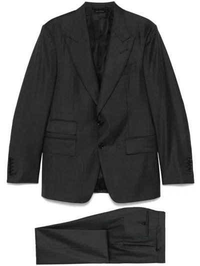 TOM FORD TOM FORD SHELTON SINGLE-BREASTED WOOL SUIT CLOTHING