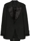 Tom Ford Black Tuxedo Suit With Satin Lapels In 黑色