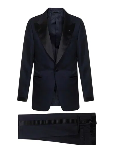 Tom Ford Shelton Suit In Azul