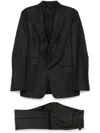 Tom Ford Shelton Peak Lapel Suit In Black