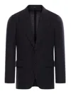 Tom Ford Shelton Wool And Mohair Jacket In Black