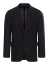 Tom Ford Shelton Wool And Mohair Jacket In Black