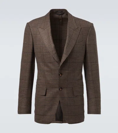 Tom Ford Shelton Wool, Silk, And Linen Blazer