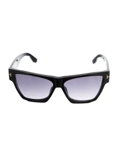 Pre-owned Tom Ford Shield Gradient Sunglasses In Black