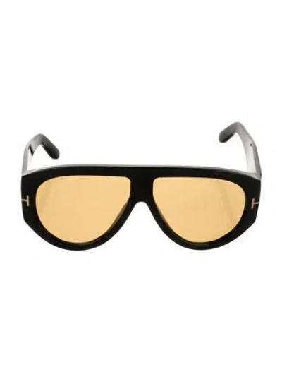 Pre-owned Tom Ford Shield Gradient Sunglasses In Black
