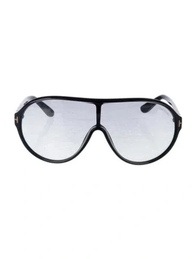 Pre-owned Tom Ford Shield Gradient Sunglasses In Black