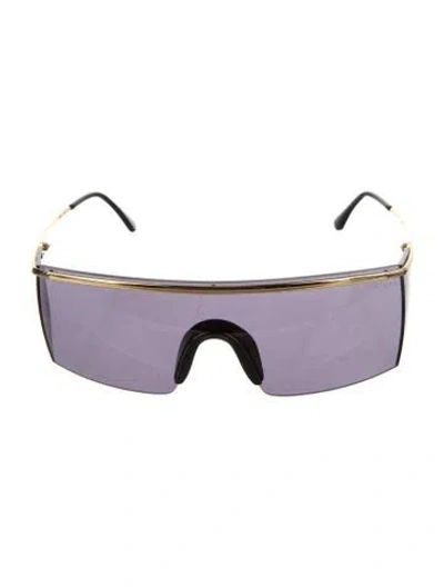 Pre-owned Tom Ford Shield Tinted Sunglasses In Multi