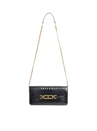 Tom Ford Shoulder Bag In Dark Beige