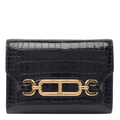 TOM FORD SHINY CROCODILE CROSSBODY BAG