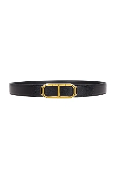 TOM FORD SHINY PRINTED GOAT STADIUM T BELT 30 MM