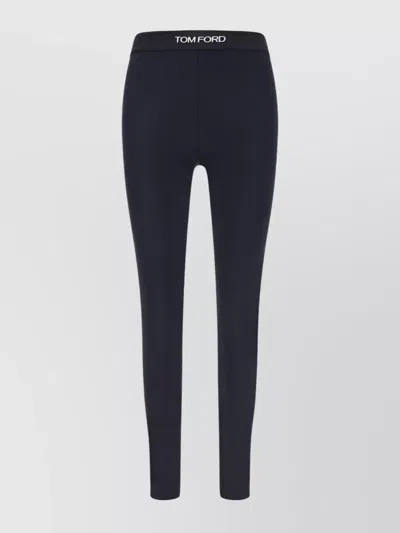 TOM FORD SHINY SLIM FIT LEGGINGS WITH ELASTICIZED WAISTBAND