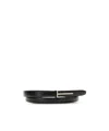 Tom Ford Black Textured Belt In Black
