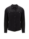 Tom Ford Long-sleeved Satin Shirt In Black