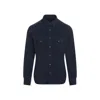 Tom Ford Cotton Corduroy Western Shirt In Blue