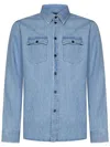 Tom Ford Denim Shirt In Blue