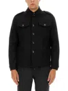 Tom Ford Man Coat Black Size 40 Wool In Black