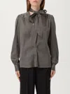 Tom Ford Polka-dot Silk Blouse In Black