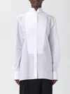 Tom Ford Bib Front Cotton Voile Button-up Shirt In Multi
