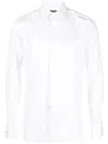Tom Ford Chest-pocket Long-sleeve Shirt In White