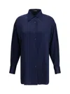 Tom Ford Women Silk Shirt In Blue