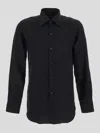 Tom Ford Fluid Silk Slim Fit Shirt In Black