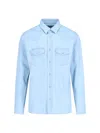 Tom Ford Relaxed Fit Shirt Long Sleeves In Blue