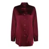 Tom Ford Shirts Deep Plum In Red