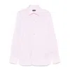 Tom Ford Classic Fit Solid Stretch Poplin Button-up Shirt In Pink