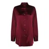 Tom Ford Shirts Deep Plum In Burgundy