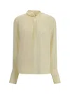 Tom Ford Silk Georgette Blouse In Multi
