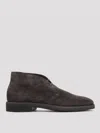 Tom Ford Desert Brown Suede Calf Leather Boots In Kaffee Braun