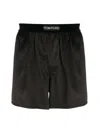 Tom Ford Silk Satin Boxer Briefs In Black