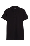 Tom Ford Pique Polo Shirt Ss Lyocell In Black