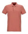 Tom Ford Short-sleeve Cotton Polo Shirt In Pink