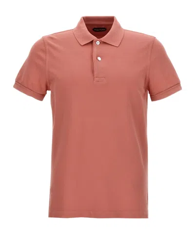TOM FORD SHORT-SLEEVE COTTON POLO SHIRT