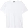 Tom Ford Short Sleeve Crewneck T-shirt In Chalk