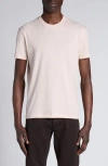 Tom Ford Short Sleeve Crewneck T-shirt In Petal Pink